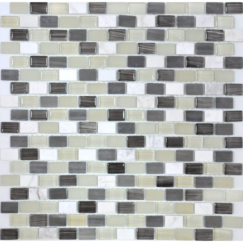 Мозаика Vivacer Grey мрамор 30х30 000005412 by Vivacer (Кітай) color Сірий