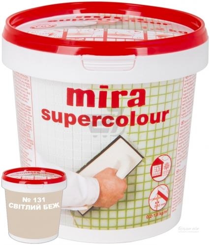 Затирка Мira supercolour 131 Бежевая (1,2кг) 000006031 by Mira (Дания) color Бежевый