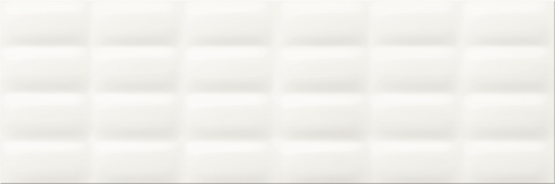 Плитка стена Vivid Colors 25х75 white glossy pillow 000004281 by Opoczno (Украина- Польша) color Белый