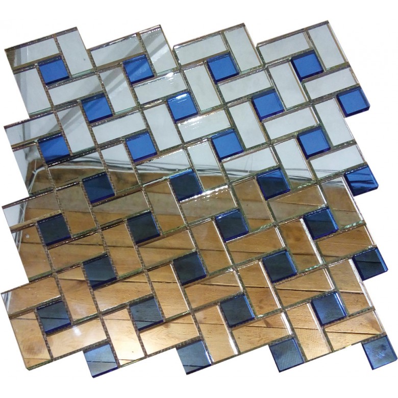 Мозаика зеркальная ZD-16 30.3х30.3 000005428 by Vivacer (Китай) color Мультиколор