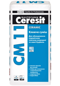 Клей CM 11 порошковый 25кг 000000652 by Ceresit (Україна - Німеччина) 
