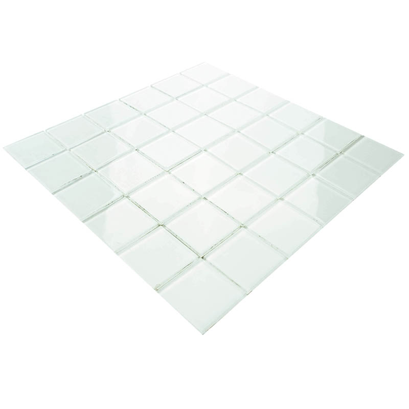 Мозаїка скляна 30х30 сіра глянсова (RAL 7047) 000007456  color Сірий