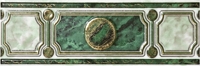 Бордюр широкий ПІЄТРА 23х7.5 зелений 000000058 by Intercerama (Украина) color Зеленый