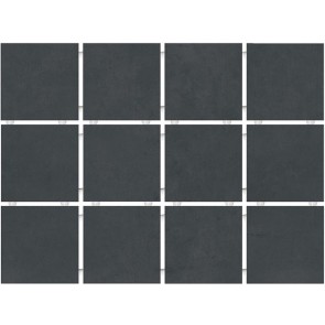 1291 | Амальфи черный, полотно 30х40 из 12 частей 9,9х9,9