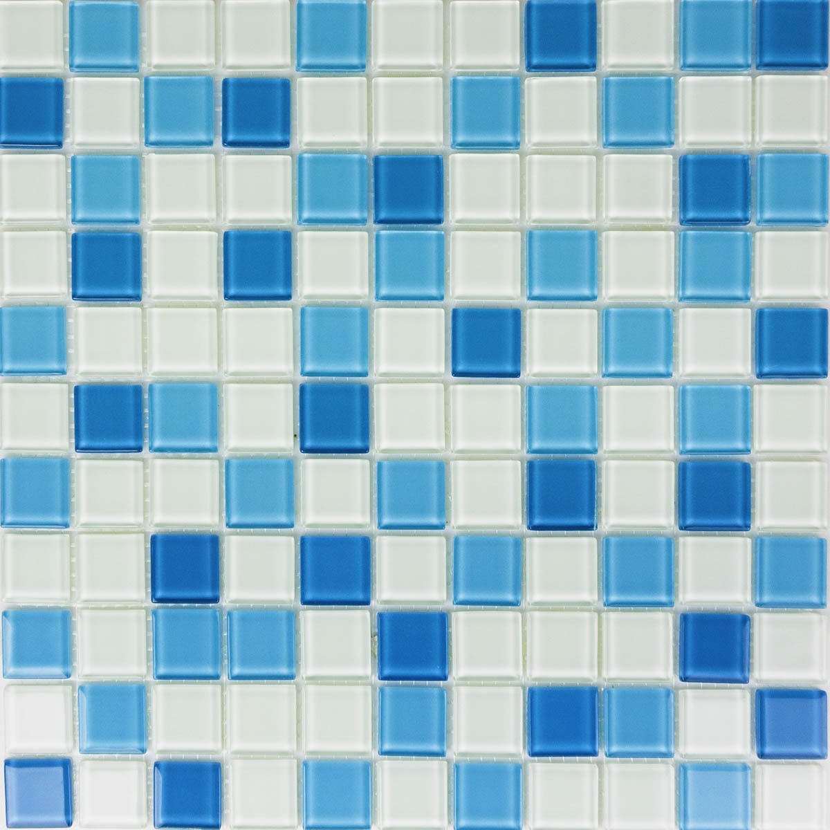 Мозаика GM 4019 C3 blue d/blue m/white 30х30 000008675  color Блакитний