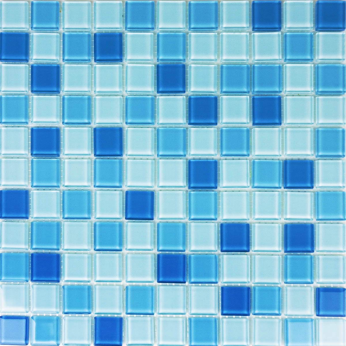 Мозаика GM 4018 C3 blue d/blue m/blue w 30х30 000008674  color Голубой