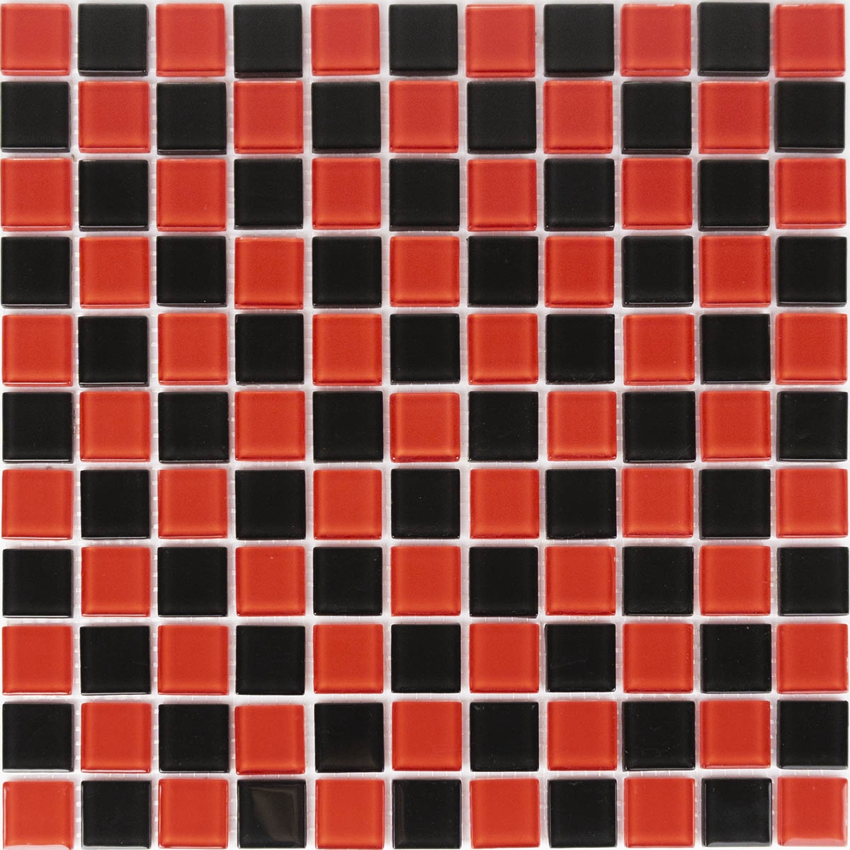 Мозаика GM 4003 CC black/red m 30х30 000008664  color Красный
