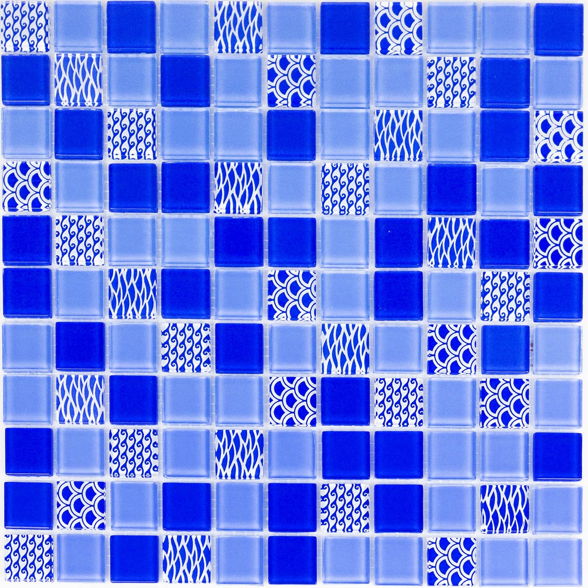 Мозаика GM 4052 C3 Cobalt d/Cobalt m/Structure 30х30 000008703  color Синій