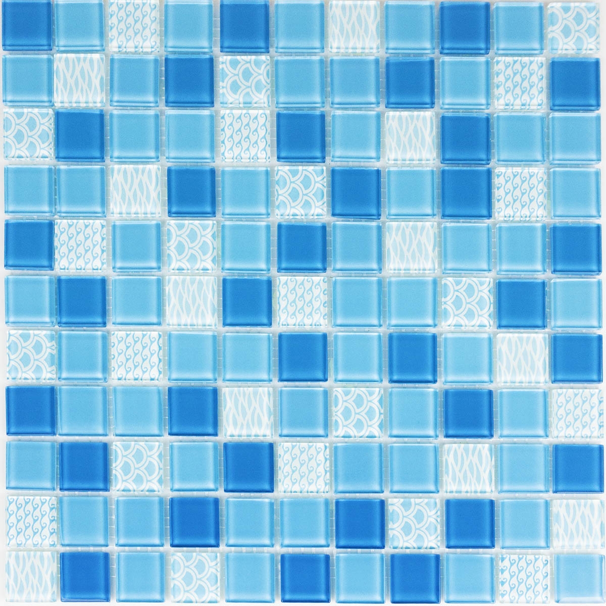 Мозаика GM 4051 C3 Blue d/Blue m/Structure 30х30 000008702  color Блакитний