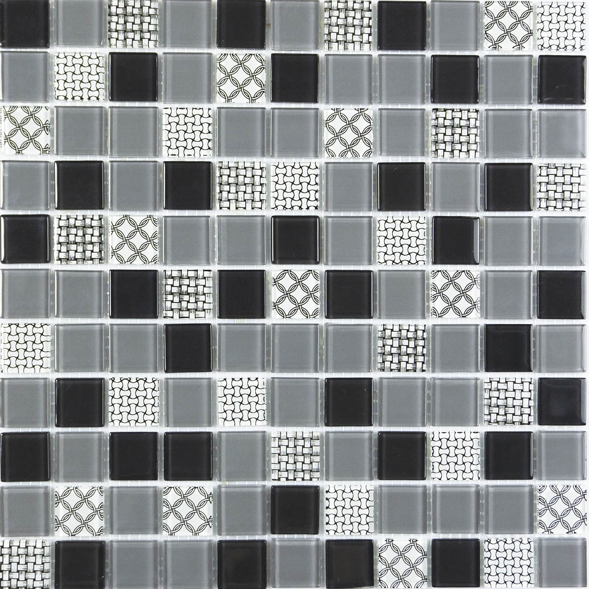 Мозаика GM 4053 C3 Gray m/Gray w/Structure 30х30 000008704  color Сірий