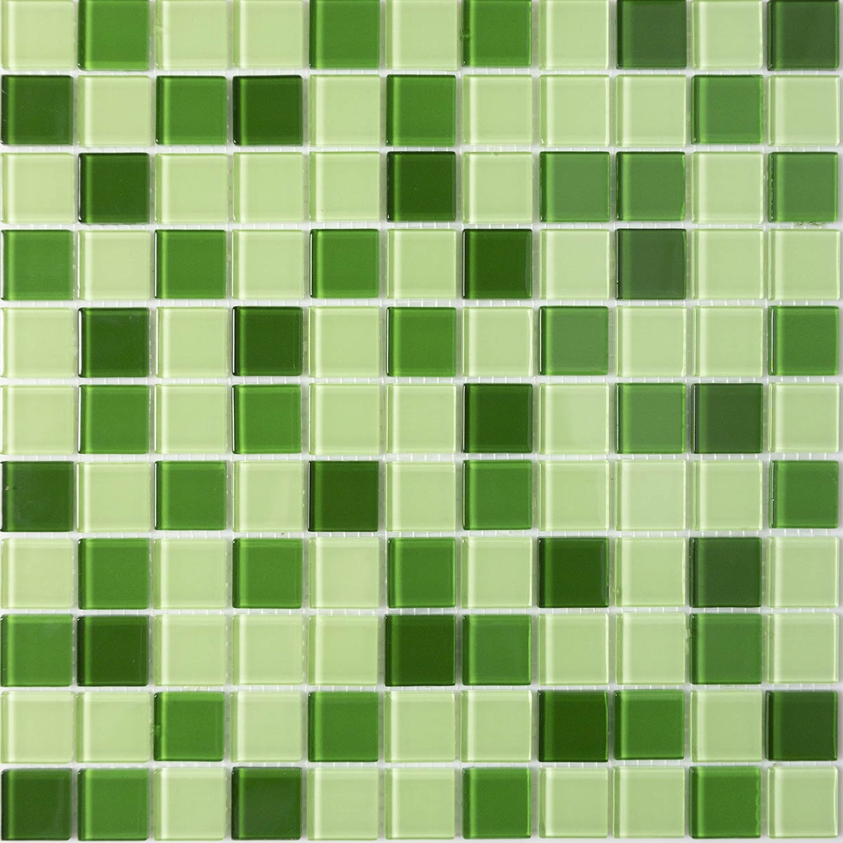 Мозаика GM 4029 C3 green d/green m/green w 30х30 000008682  color Зеленый