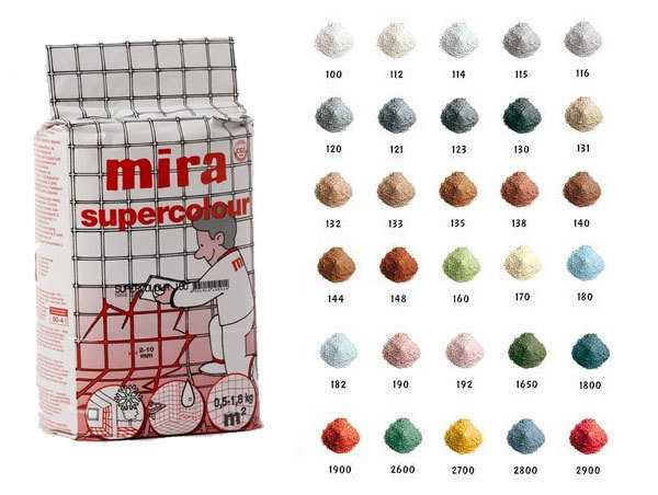 Затирка Мira supercolour 115 Белая (1,2кг) 000006026 by Mira (Данія) color Білий