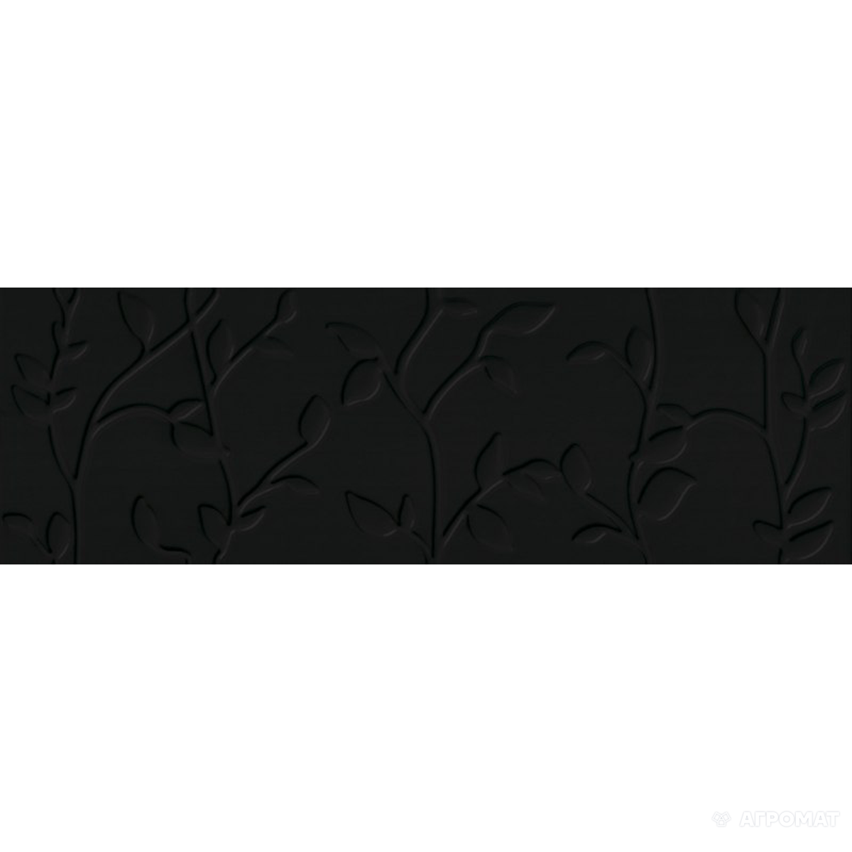 Плитка стена Magnifique Winter Vine черная структурная 29х89 000009171 by Opoczno (Украина- Польша) color Черный
