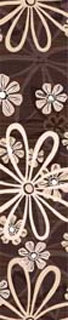 Фриз ЕЙФОРИЯ 8х35 цветы коричневый 000000458 by Cersanit (Украина- Польша) color Коричневый