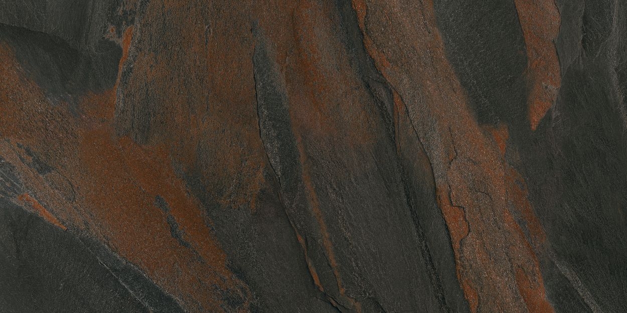Плитка Allore Group Slate Anthracite 60х120 000015910 by ALLORE GROUP (Украина) color Черный